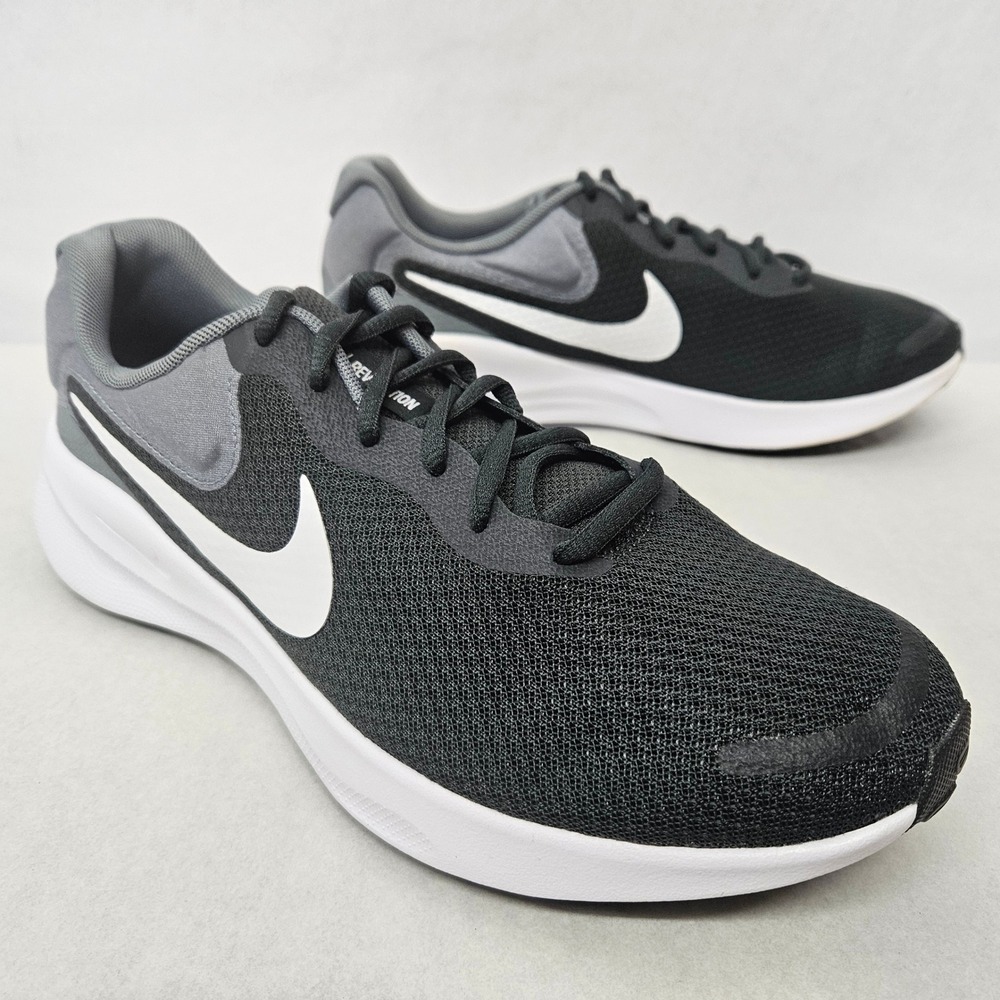 Nike Revolution 7 Running Shoes‎ FB2207-007 Anthracite White Grey Men's Size 9